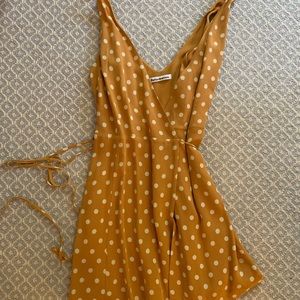 Reformation Polka Dot Wrap Dress!